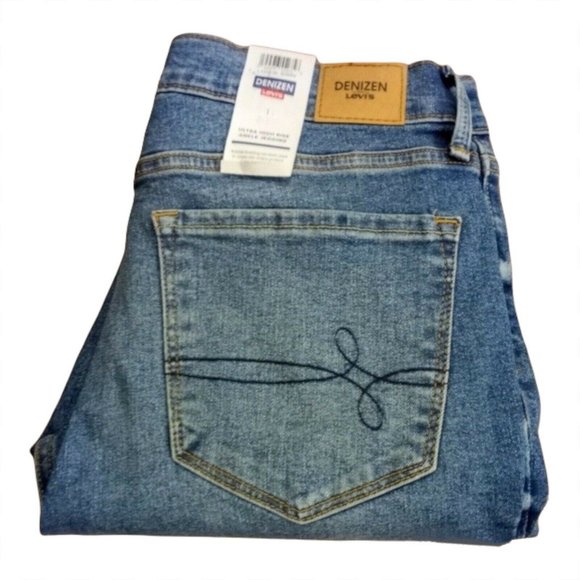 Levi’s Denizen Womens Button Fly High Rise Ankle Jegging Jeans Sz 5/27 NWT - Picture 6 of 6